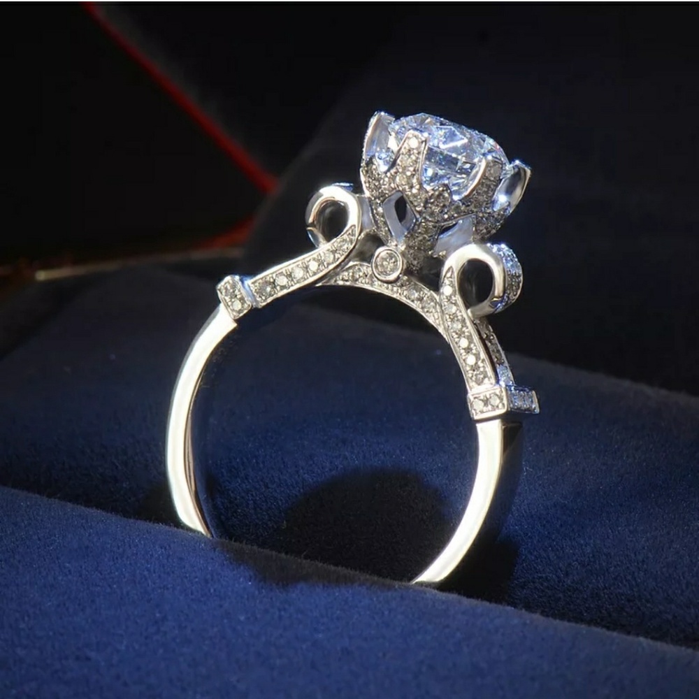 Luxury Wedding 6mm Cystal Ring